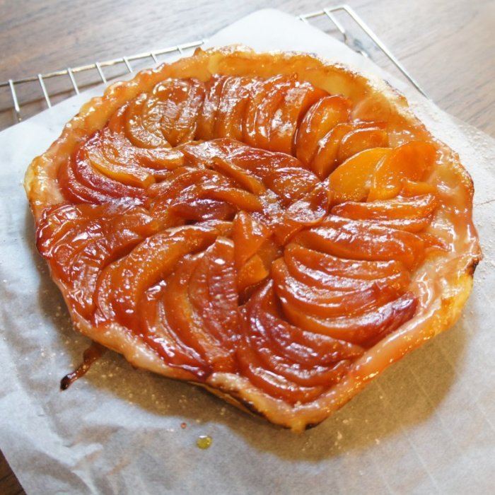 Tarte Tatin : un caramel, des pommes, à l’envers